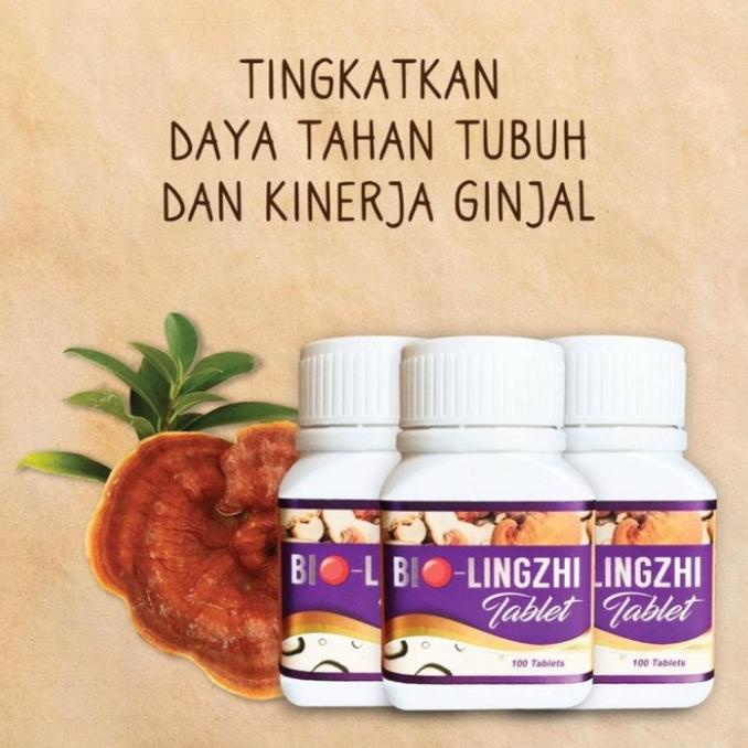 Bio Lingzhi Original %Obat Herbal Asam Urat BioLingzhi Original