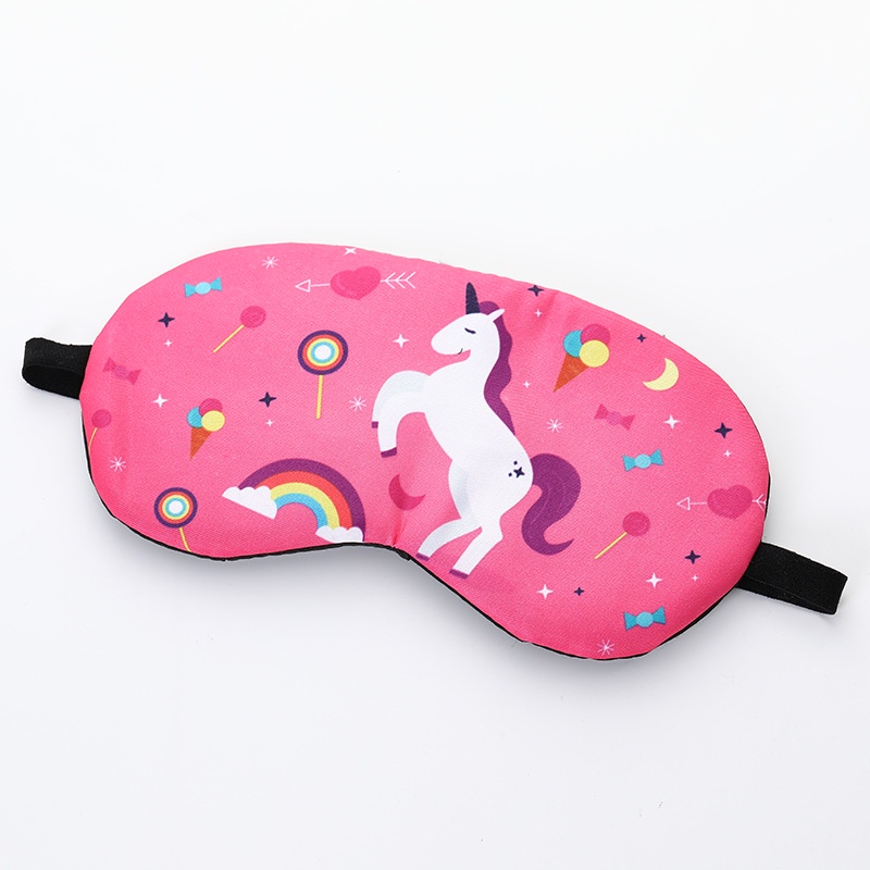 Penutup Mata Tidur Anak Motif Unicorn Masker Mata Tidur