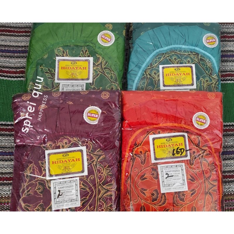 sprei batik katun hidayah 160 x 200