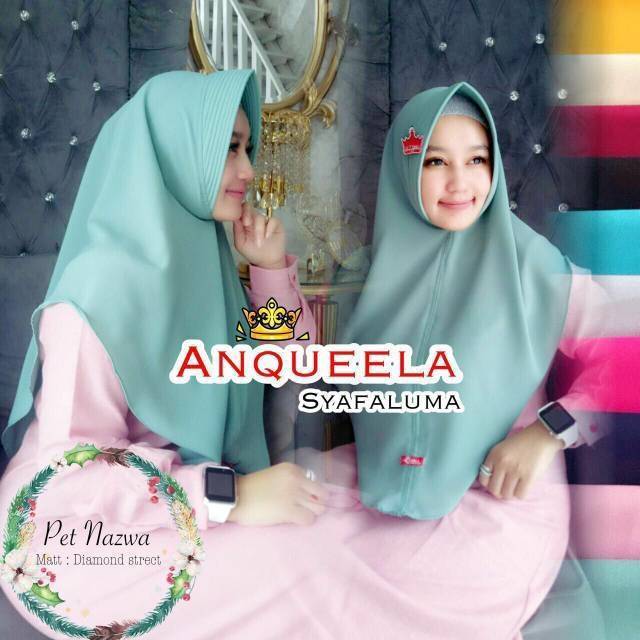 Nazwa ori Anqueela hijab jilbab instan