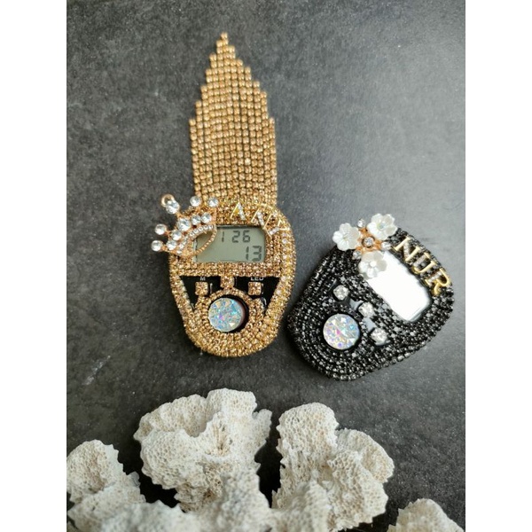 tasbih digital Swarovski + jam