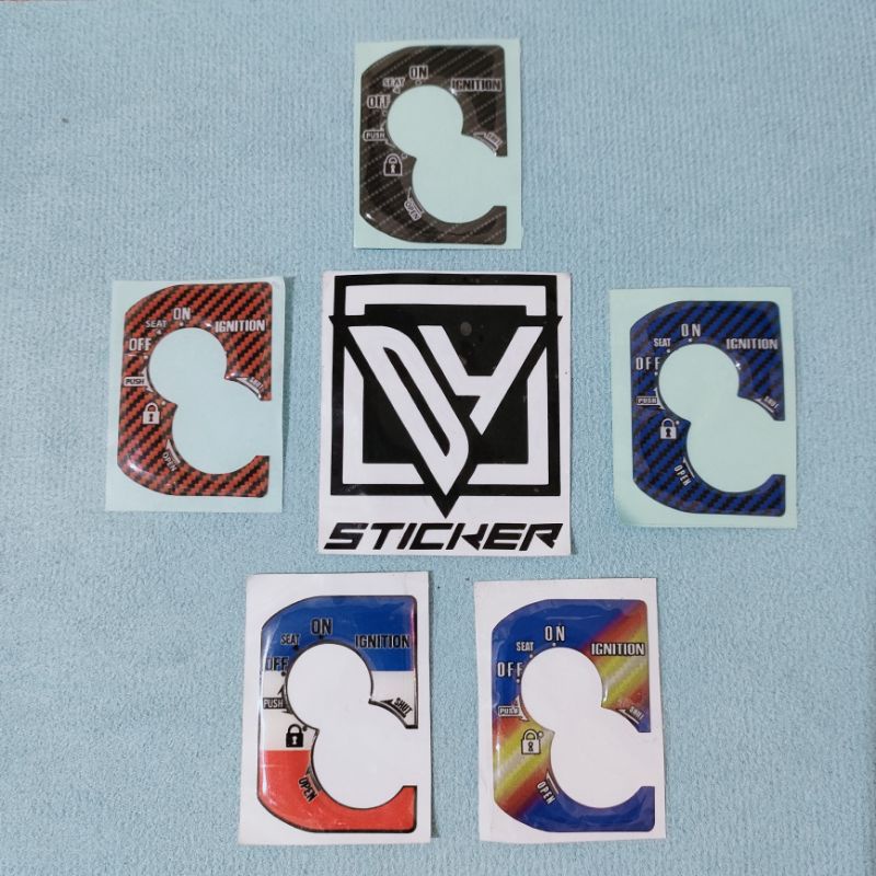 STICKER EMBLEM TUTUP KONTAK VARIO 125 150 2016 2017 TIMBUL 3D
