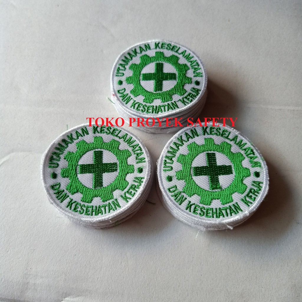 Bordiran Logo K3 / Badge K3 / Bordiran K3 / Bordiran Lambang K3