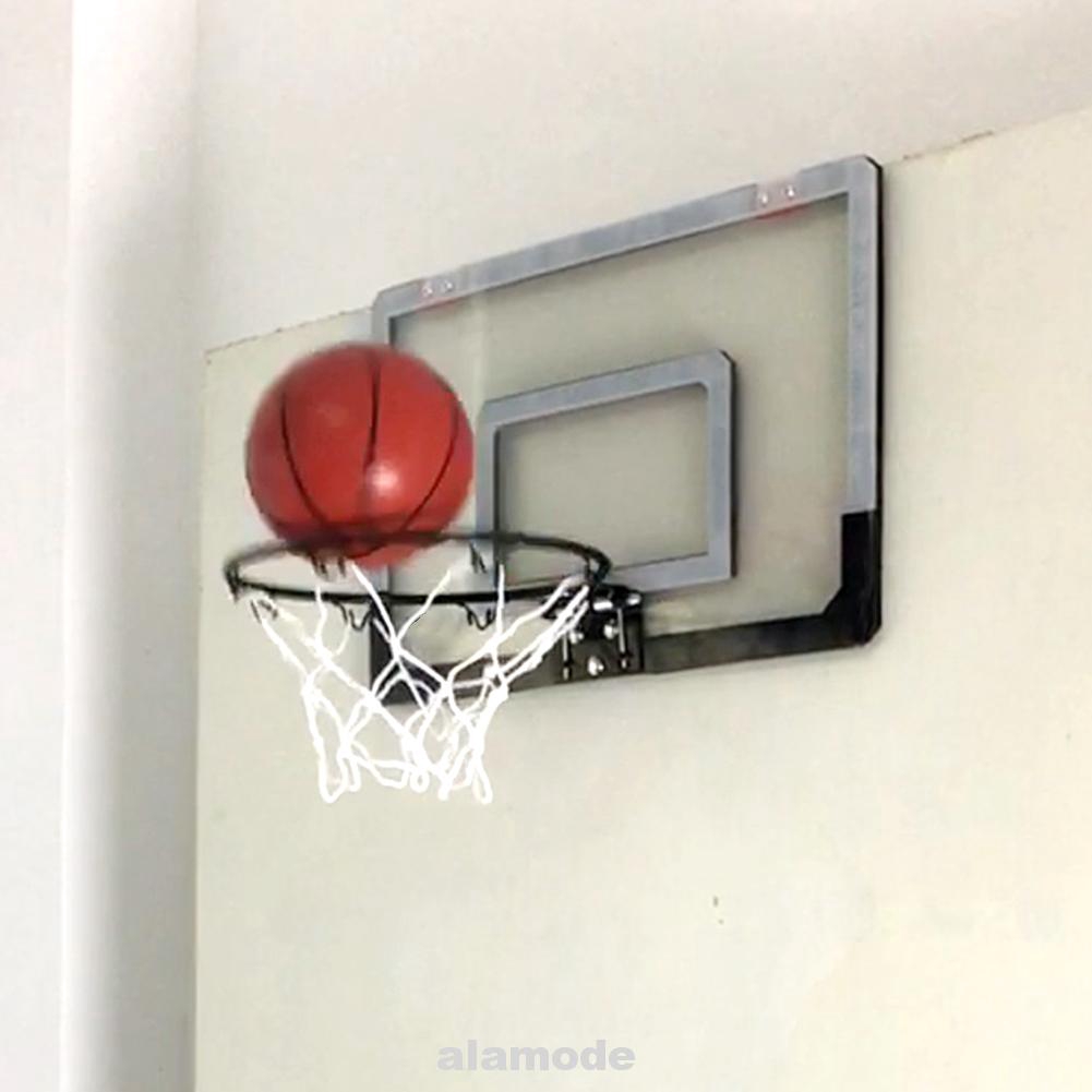 Indoor Mini Shatterproof Backboard Steel Rim Transparent Wall