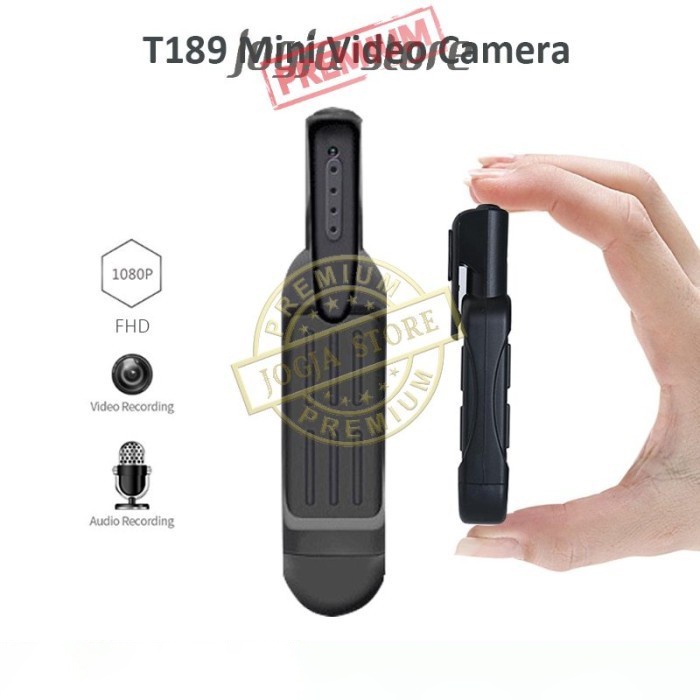 Spy Cam Kamera Pengintai Spy Camera Pulpen Clip Portable 1080P