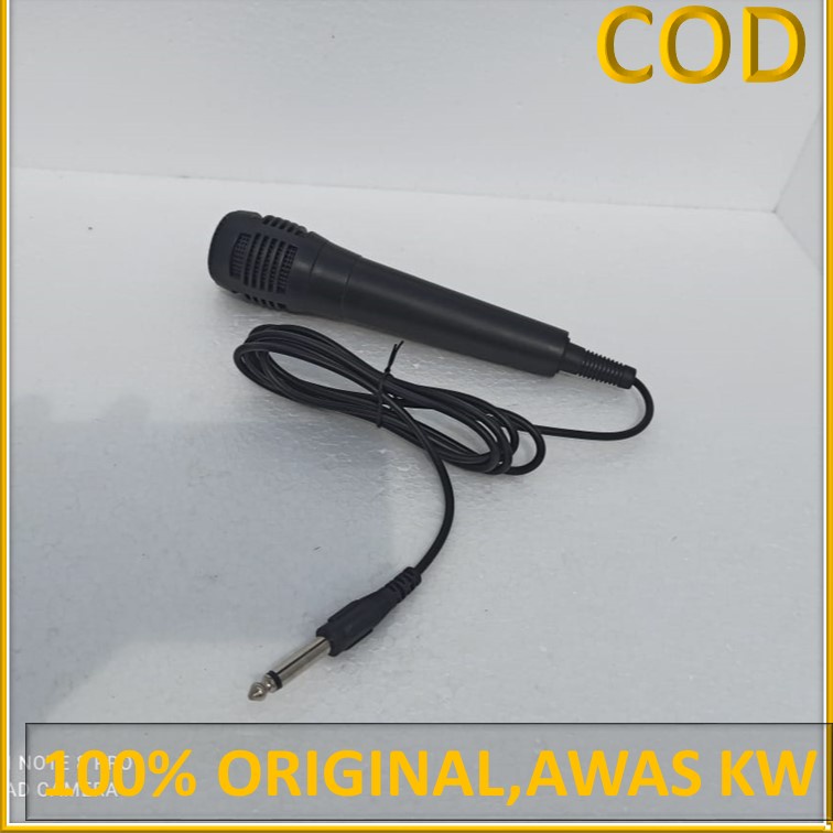 MIC KABEL MURAH COLOKAN BESAR / MICROFON / MICROPHONE KARAOKE