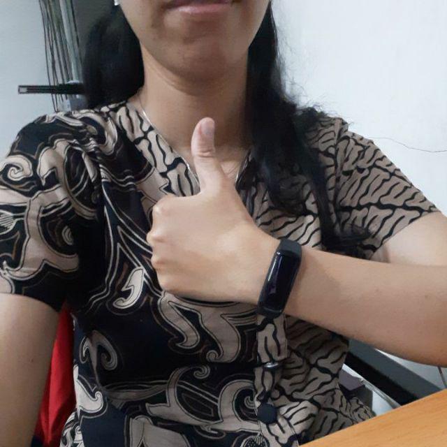 Tey-17 Batik Wanita Asj Sa Hrb026 Kenongo Kemeja Tosca Pendek