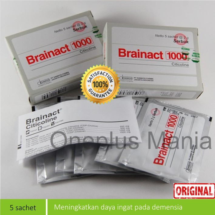 BRAINACT 1000 SACHET SUPLEMEN FUNGSI OTAK