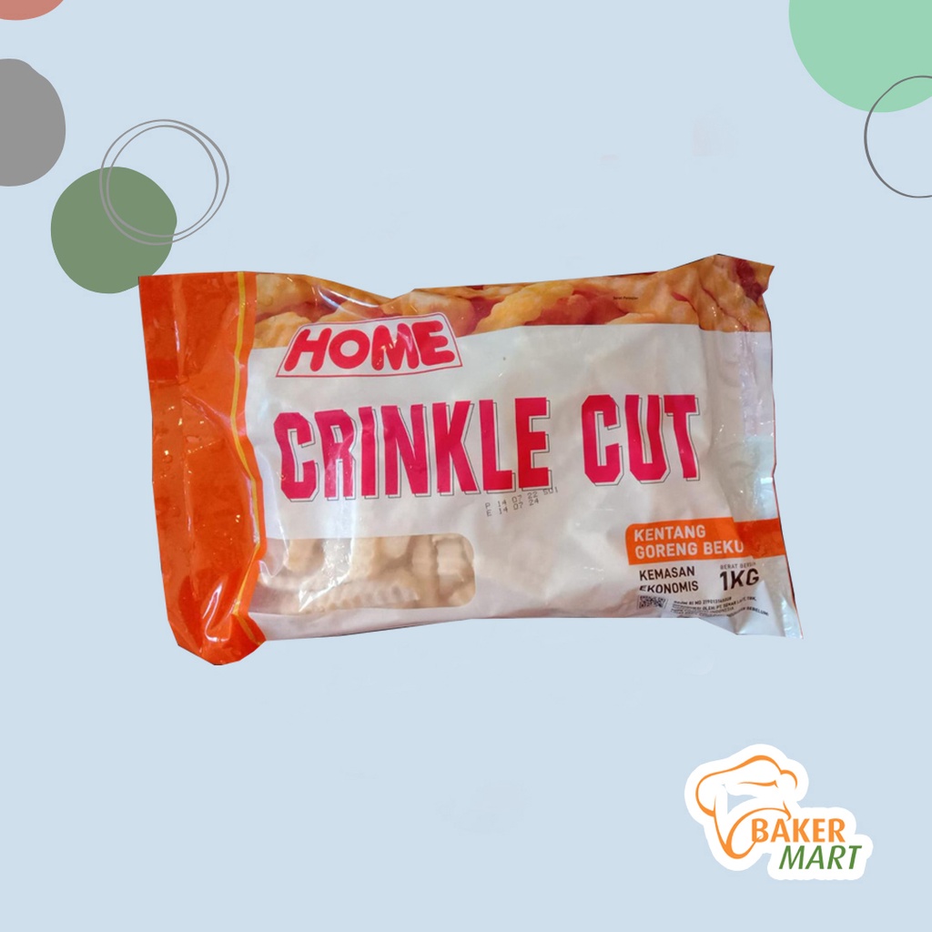 

Home Crinkle Cut 1Kg / Kentang Beku