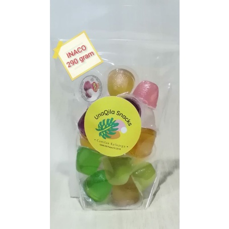 

snack/camilan/makanan ringan jelly INACO enak lezat dan segar