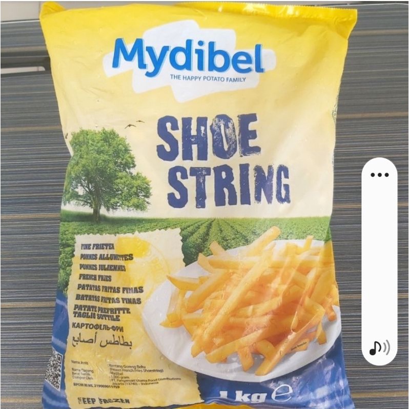 

Frozen Food Makanan Beku Kentang "MYDIBEL" 1000 Gram, Murah