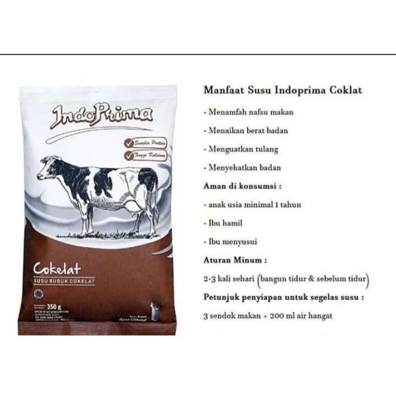 

Susu Indoprima Coklat 350gr