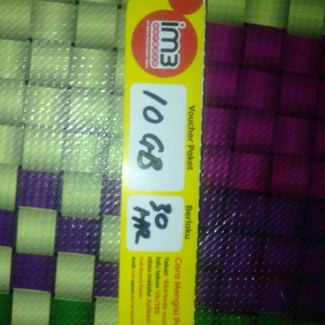 Voucher Indosat / IM 3 10 GB