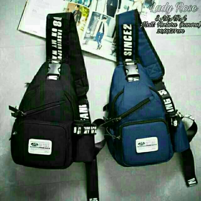 TAS PRIA USB SPORT WAISTBAG PRIA DAN WANITA ANTI AIR ADAM