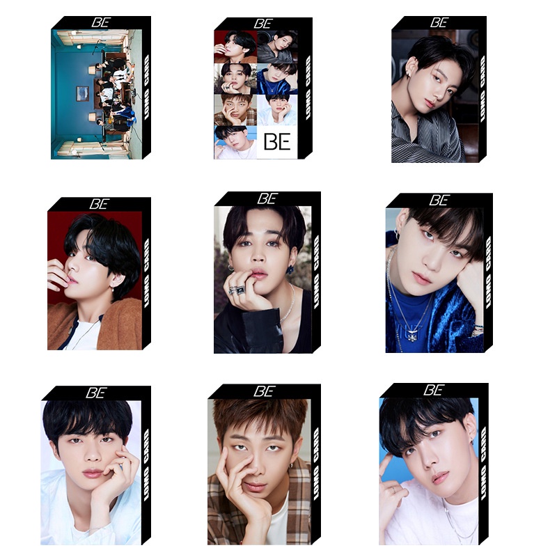 30pcs / set Kartu Pos LOMO Foto BTS JUNG KOOK V SUGA RM