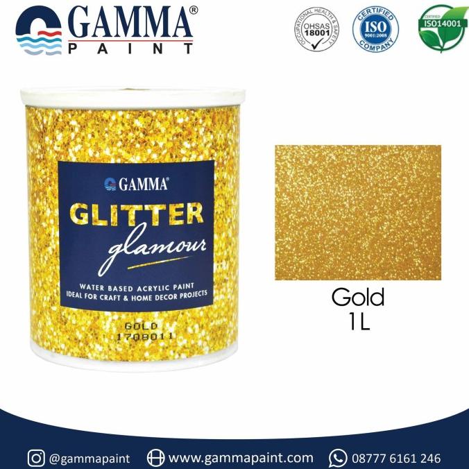 Glitter Glamour - Gold - Cat Metalik 1L