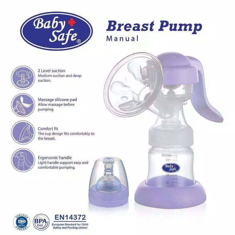 Baby Safe Breast Pump Manual BPM01 - Pompa ASI Manual