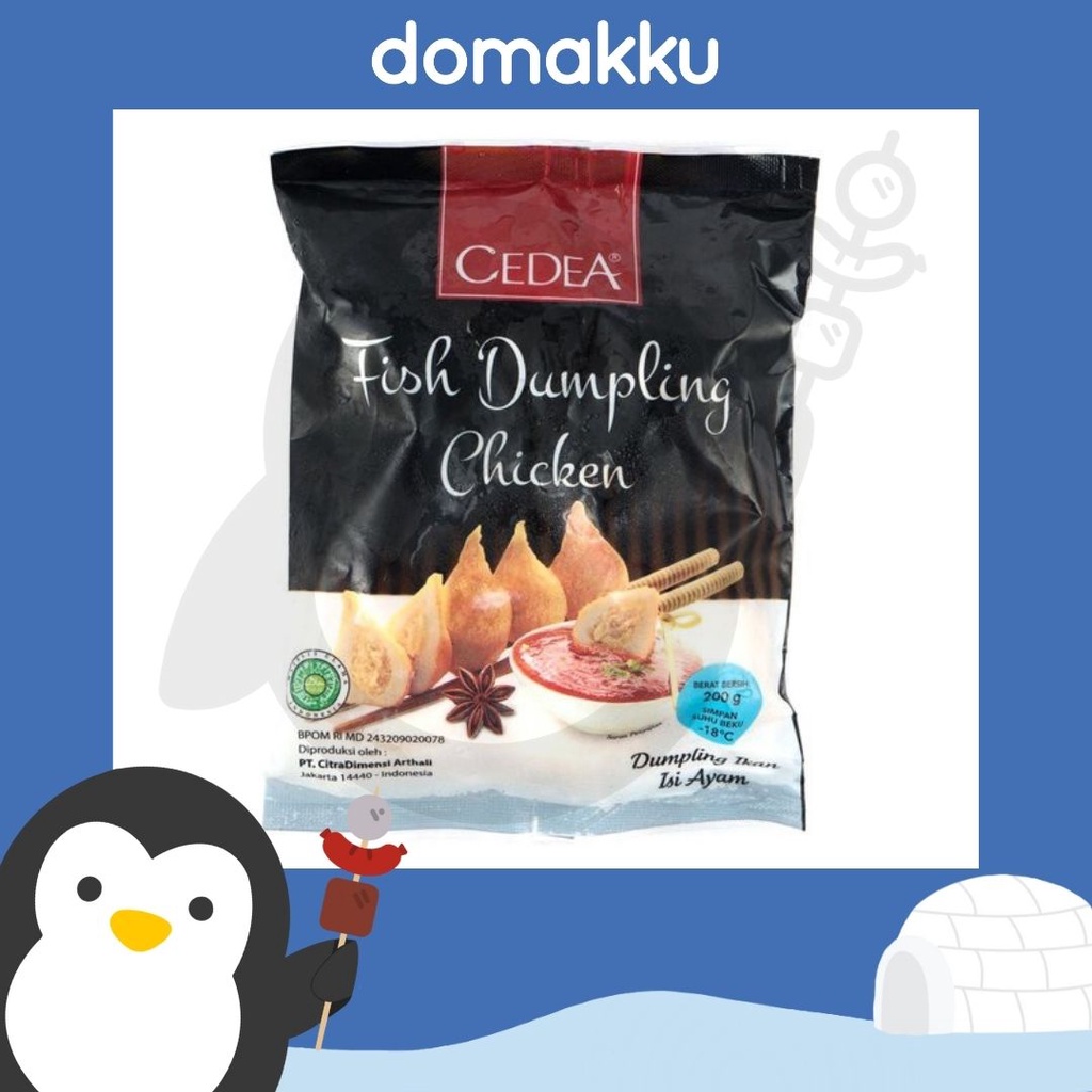 

Cedea Fish Dumpling Chicken (Dumpling Ikan isi Ayam) 200gr, Halal