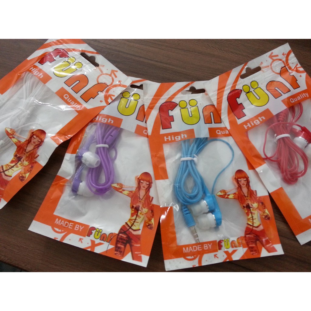 Earphone Headset Music Angel Murah funf [High Quality]  Bagikan :   Speaker Audio