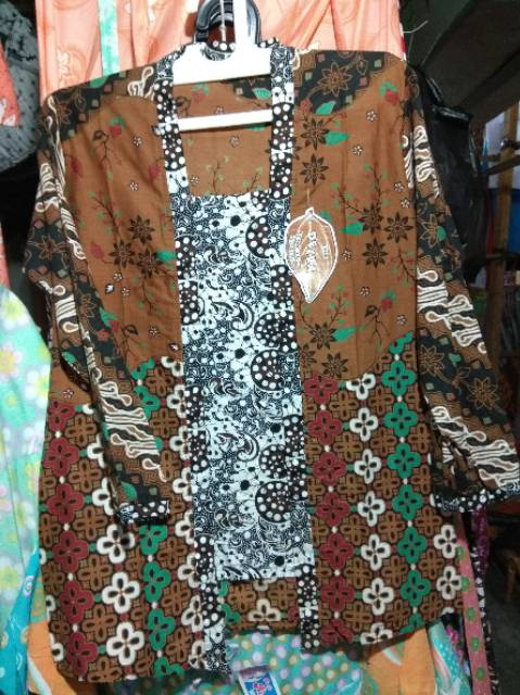 TERMURAH! KEBAYA KUTU BARU BATIK DAN POLOS UKURAN ALL SIZE FIT TO XL - FASHION WANITA MUSLIM MODERN