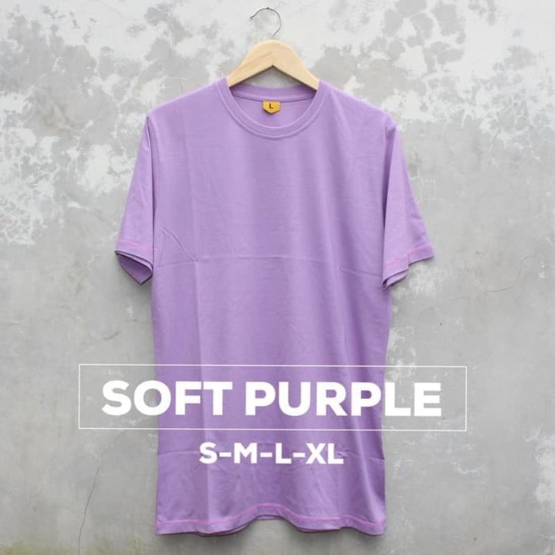 LILAC KATUN OVERSIZE TSHIRT | KAOS TUMBLR TEE BAJU UNGU PURPLE polos couple