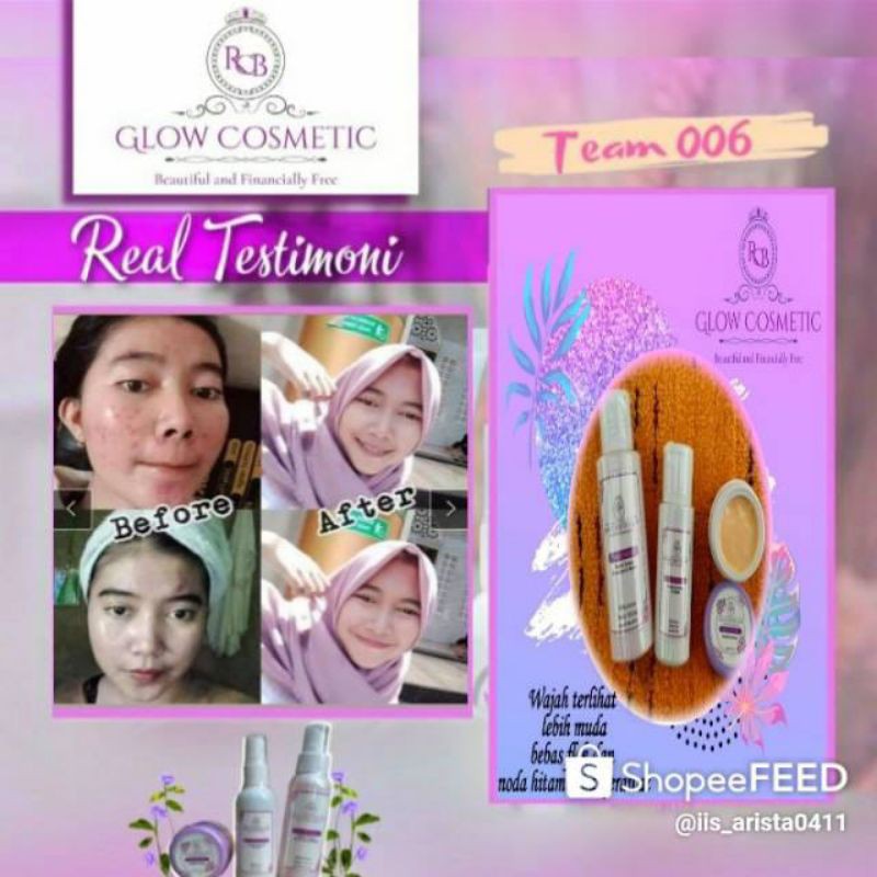 ORIGINAL BPOM CREAM RCB GLOW COSMETIC/CREAM ALL IN 1 (KEMASAN BARU)