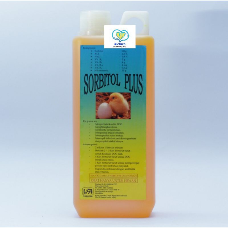 Sorbitol Plus 1 liter Vitamin ternak Ayam USFA