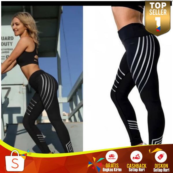  Celana  Legging  Wanita  Panjang Lengging Sport Ketat Leging 