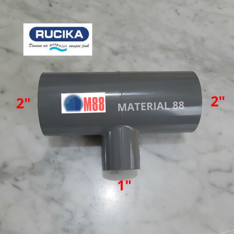 Vlok Tee 2x1 RUCIKA AW Reducer 2 x 1 PVC
