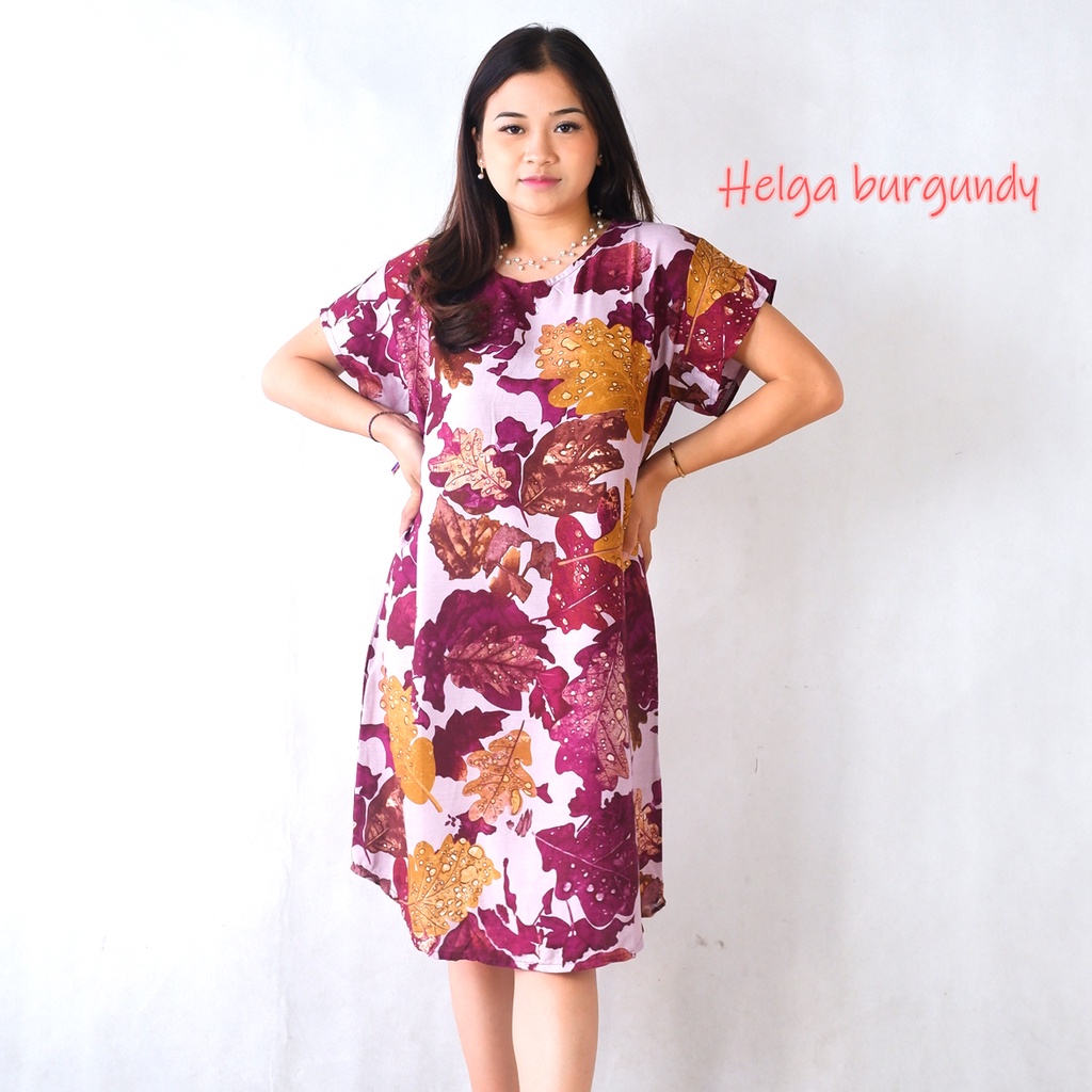 Daster Bali Dress Bali-DST HELGA BURGUNDY