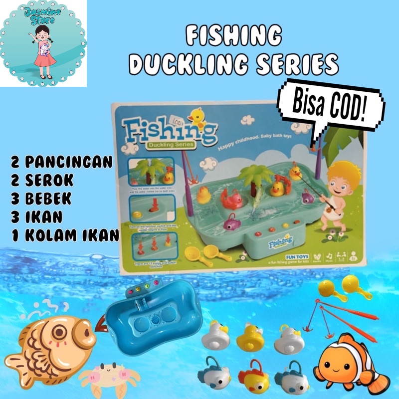 Mainan Pancingan Ikan Go Fishing Game Mainan Pancing Ikan Bebek Mainan Air Ada Musik/Mainan Pancingan Bebek dan Ikan
