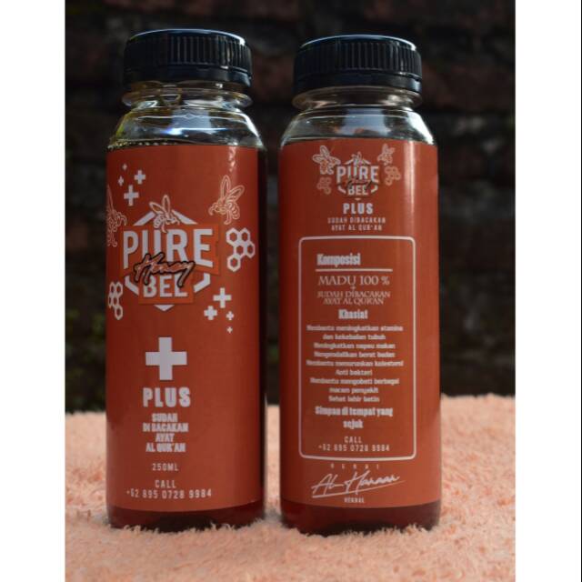 

MADU HUTAN ASLI PLUSS HANAN.BEE 250 ML (free peci)