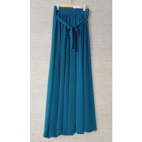 Rok Jersey premium super warna hijau tosca ukuran jumbo XXL by fashella