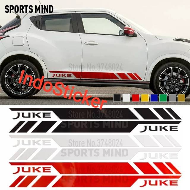 Cutting sticker stiker mobil Nissan Juke stiker mobil Nissan Juke