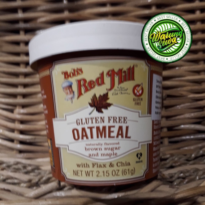 

Bob's red mill gluten free oatmeal brown sugar & maple 61 gram