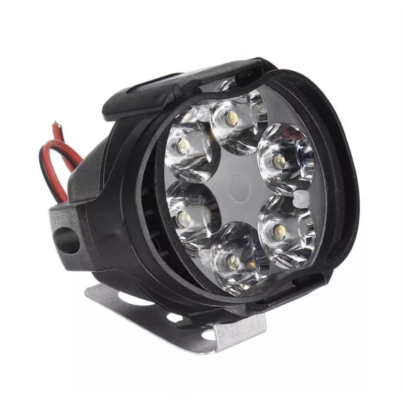 SEPASANG LAMPU TEMBAK SOROT 6 MATA LED SPION MOTOR CREE 6 WATT 12 VOLT SPORTLIGHT