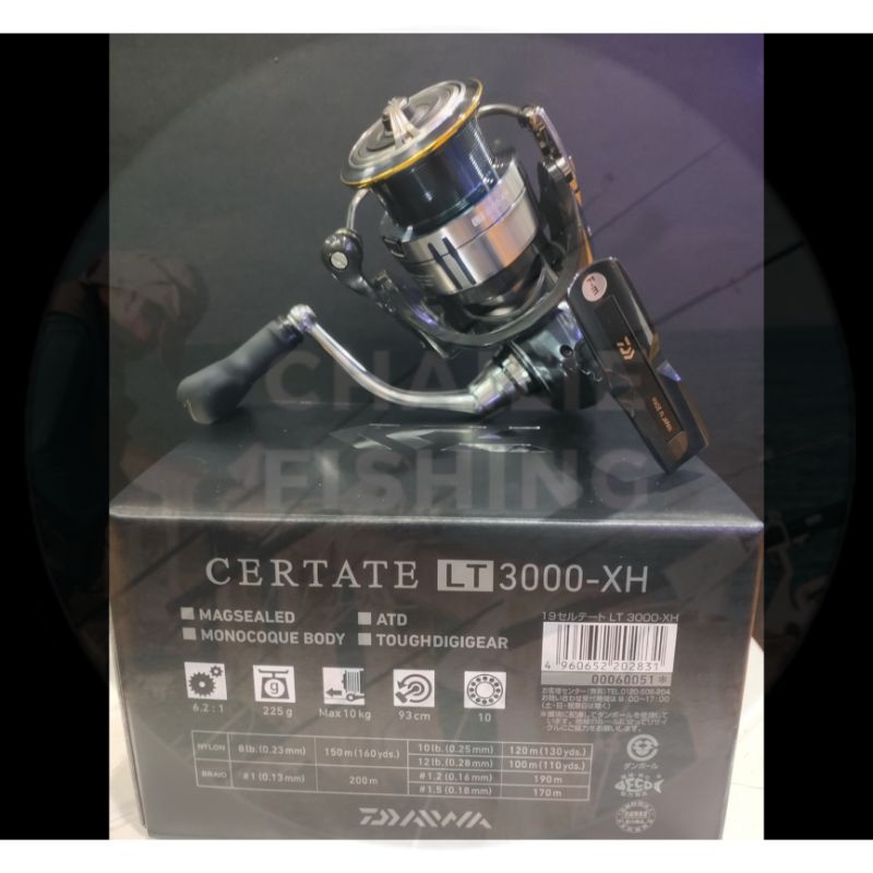 Reel Daiwa Certate LT 19 3000-XH | Made In Japan