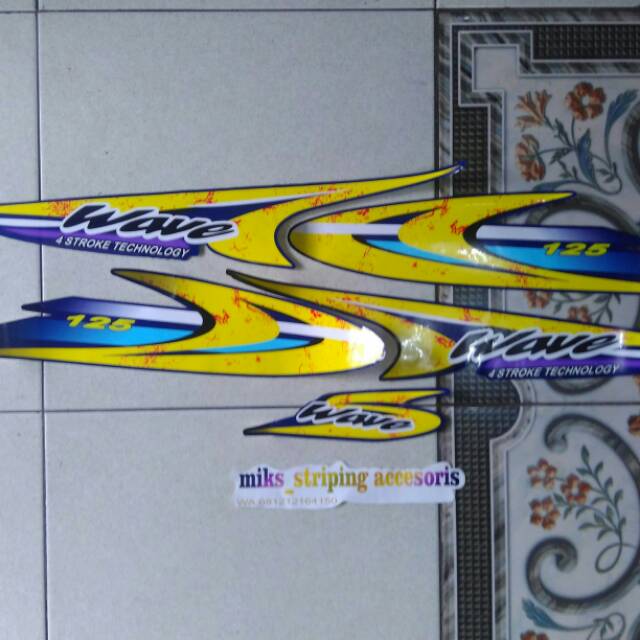 Striping kharisma 125 wave thailand