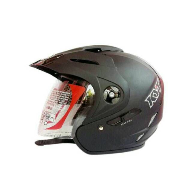 KYT Venom RR Helm Half Face - Black Doff