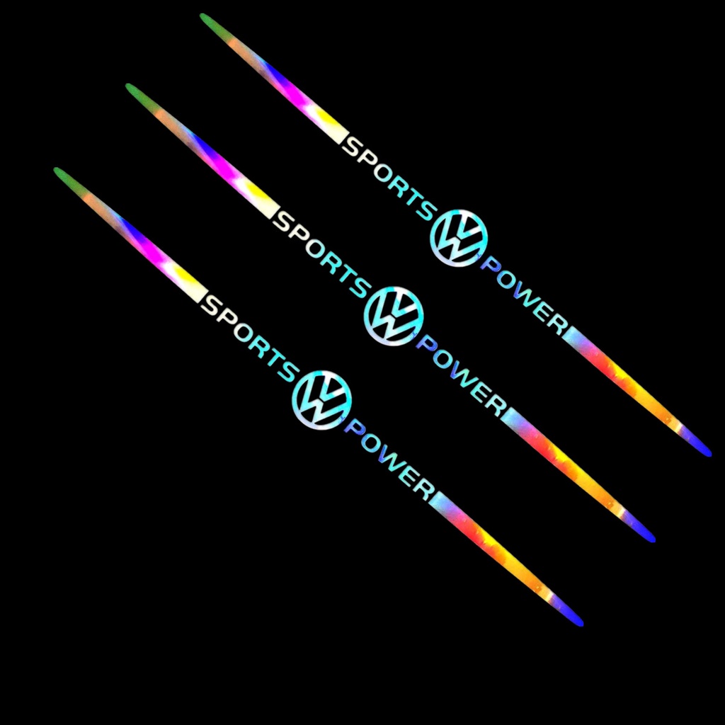 Stiker Reflektif Laser Untuk Kaca Depan Mobil Volkswagen