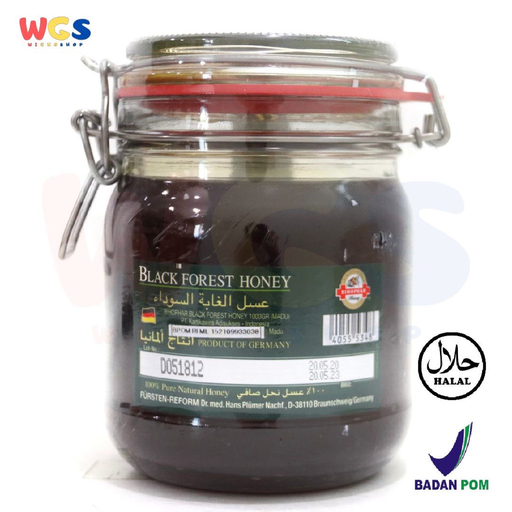 Bihophar Black Forest Honey 1000 gr - Madu Black Forest