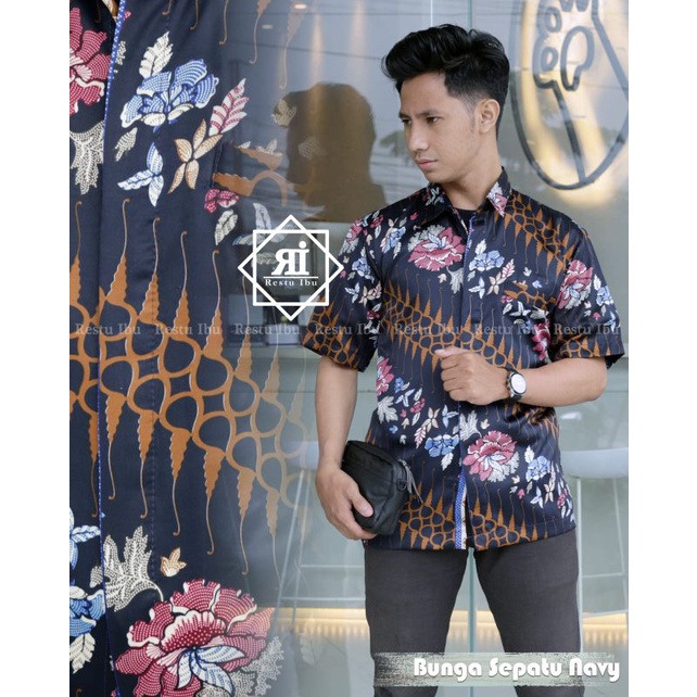 Motif Terbaru Kemeja Batik Pendek / Hem Batik Pria / Kemeja Lengan Pendek / Kemeja Kantor