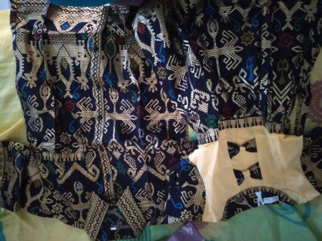 Qnunbatik Batik Family/keluarga Rok N Blus Viona Kidang