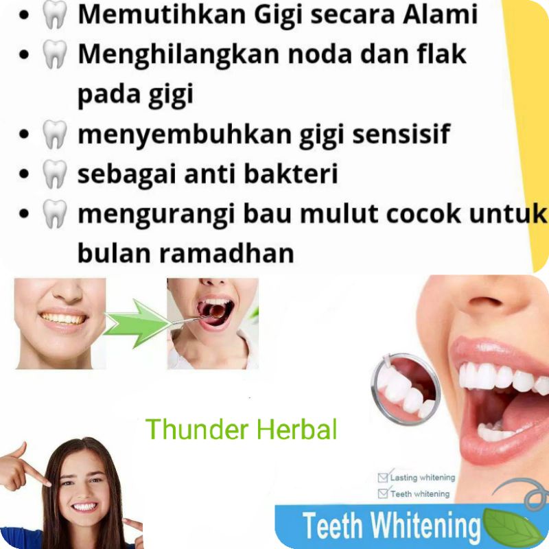 Pemutih Gigi Dan Penghilang Karang Gigi 100% MANJUR TERBUKTI 30ML Teeth Whitening Ori dan Bpom