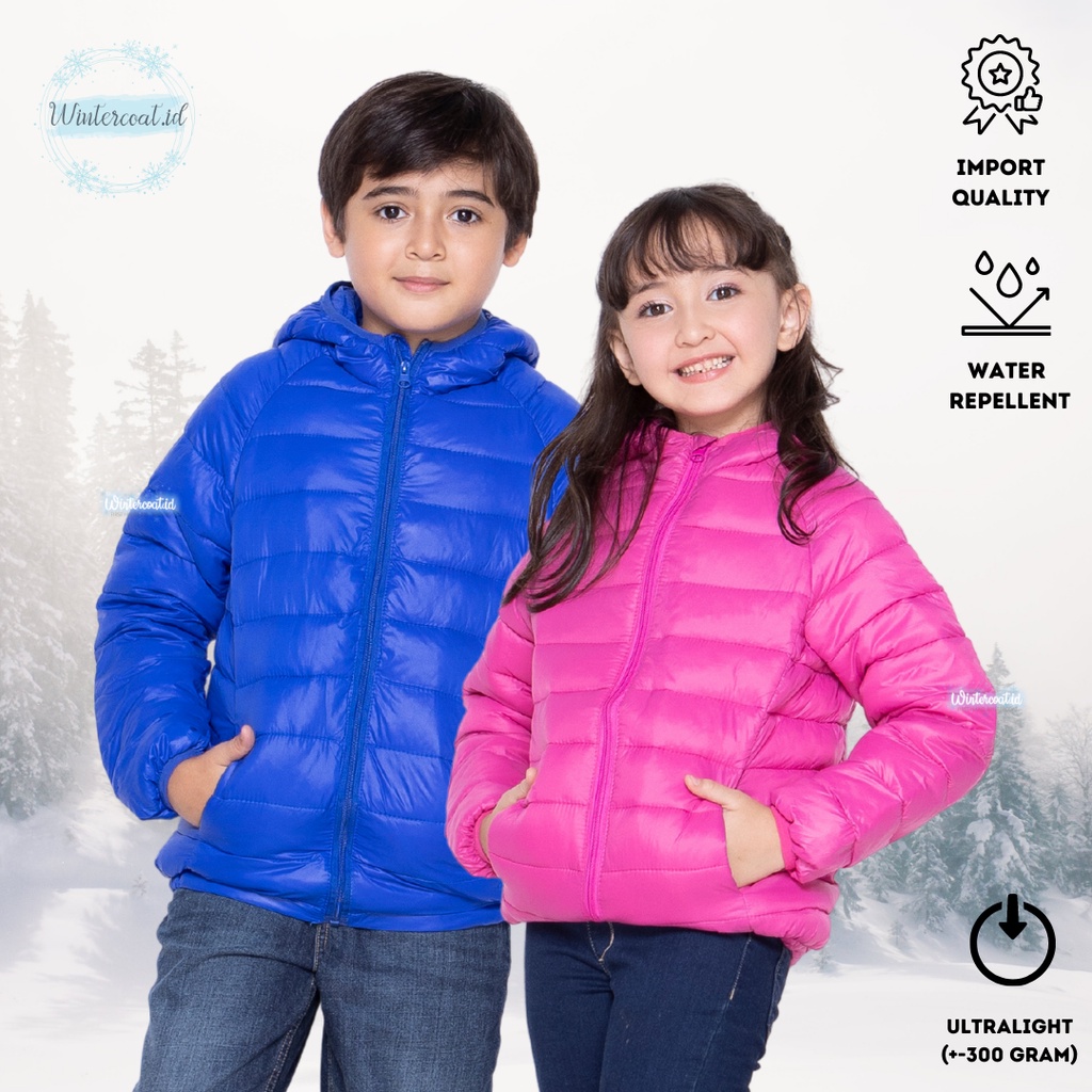 Jaket anak winter hangat import anti air kids coat jacket musim dingin motor