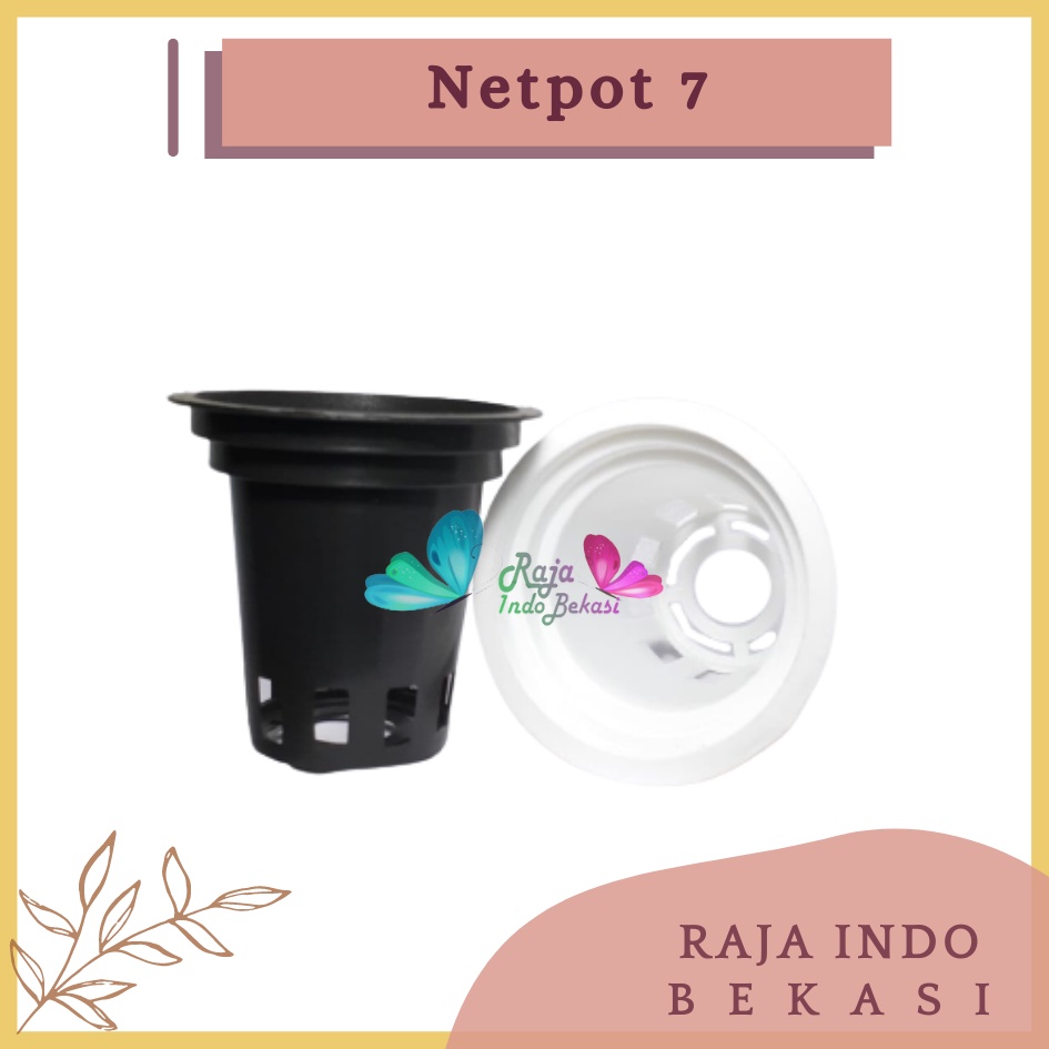 Netpot 6 cm Putih Multi Diameter 6,5cm Putih / Netpot Hidroponik / Netpot Gelas Netpot Besar 6,5cm