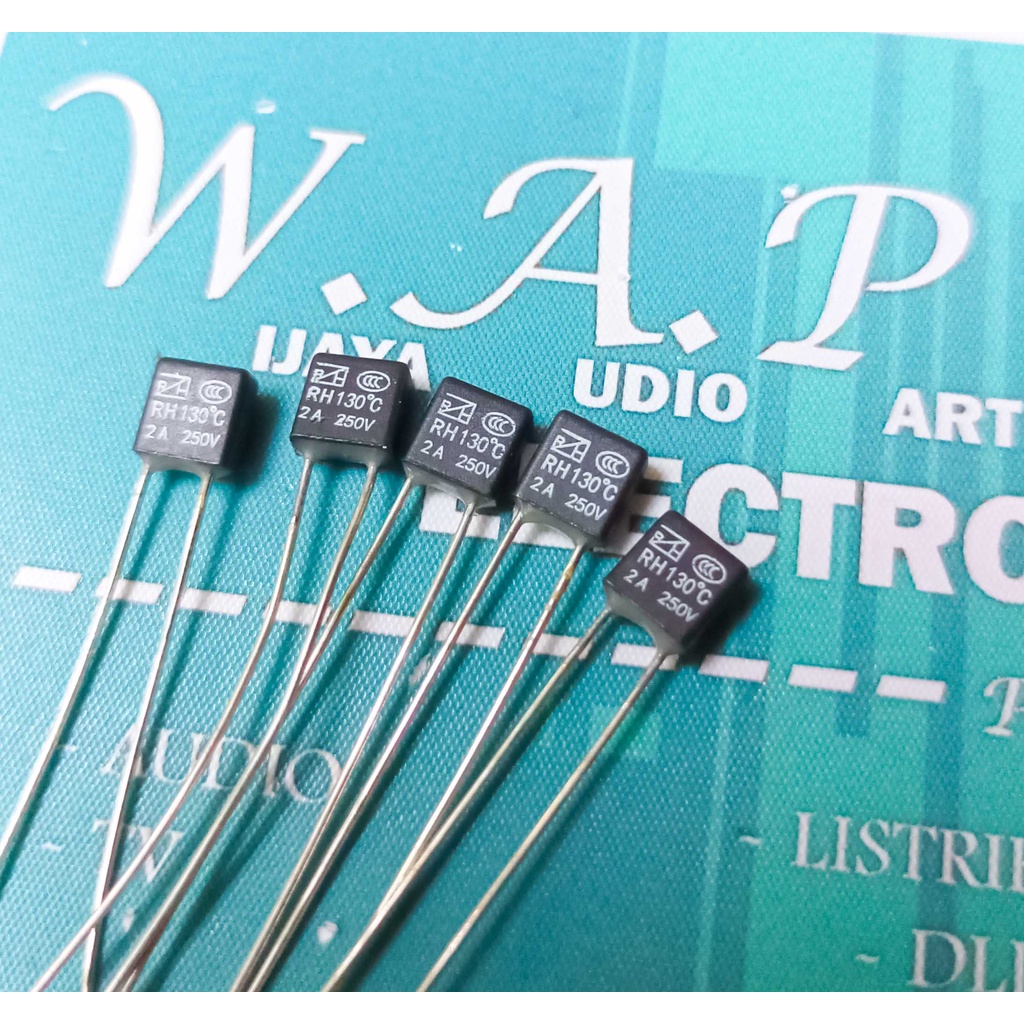 1 BUAH Thermofuse Fuse 2A 250V Kipas Angin Thermal Fuse  2A 250V - 130C
