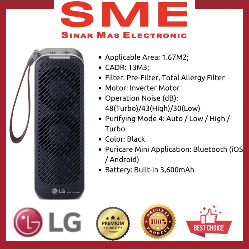 Air Purifier MINI PORTABLE / CAR MINI PURIFIER LG