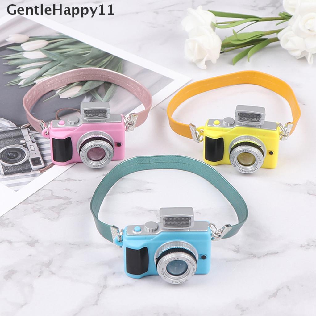 Gentlehappy Mainan Miniatur Kamera SLR Skala 1: 12 Untuk Dekorasi Rumah Boneka