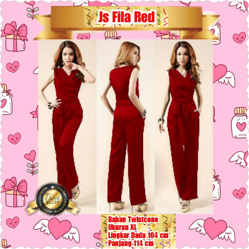 JS VILLA / JAMSUIT WANITA / TERMURAH